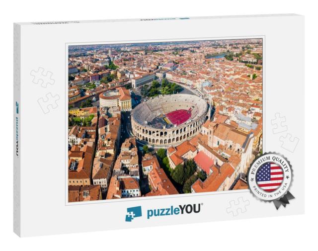 Verona Arena Aerial Panoramic View. Arena is a Roman Amph... Jigsaw Puzzle