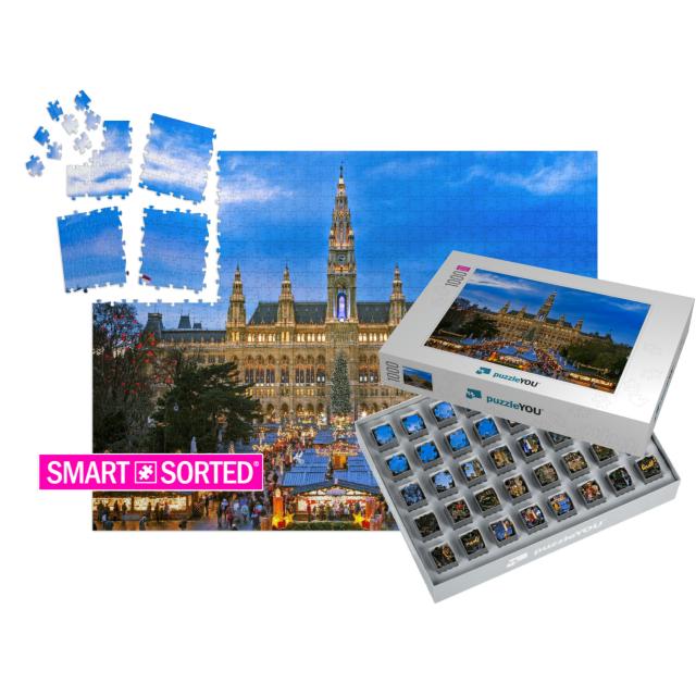 Christmas Market Vienna... | SMART SORTED® | Jigsaw Puzzle with 1000 pieces