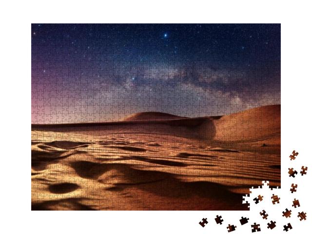 Star Night in the Desert... Jigsaw Puzzle with 1000 pieces