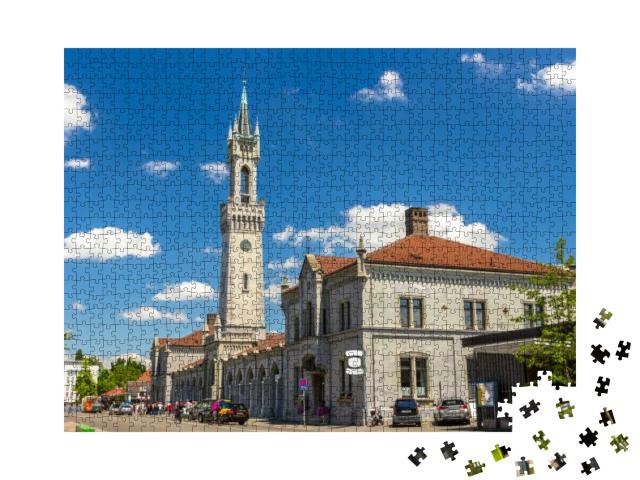 Railway Station of Konstanz, Germany... Jigsaw Puzzle with 1000 pieces