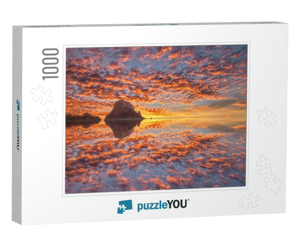 The Island of Es Vedra from Ibiza At Sunset, Spain... Jigsaw Puzzle with 1000 pieces