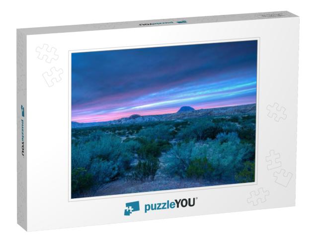 A View of the Terrain in Big Bend National Park in Texas... Jigsaw Puzzle