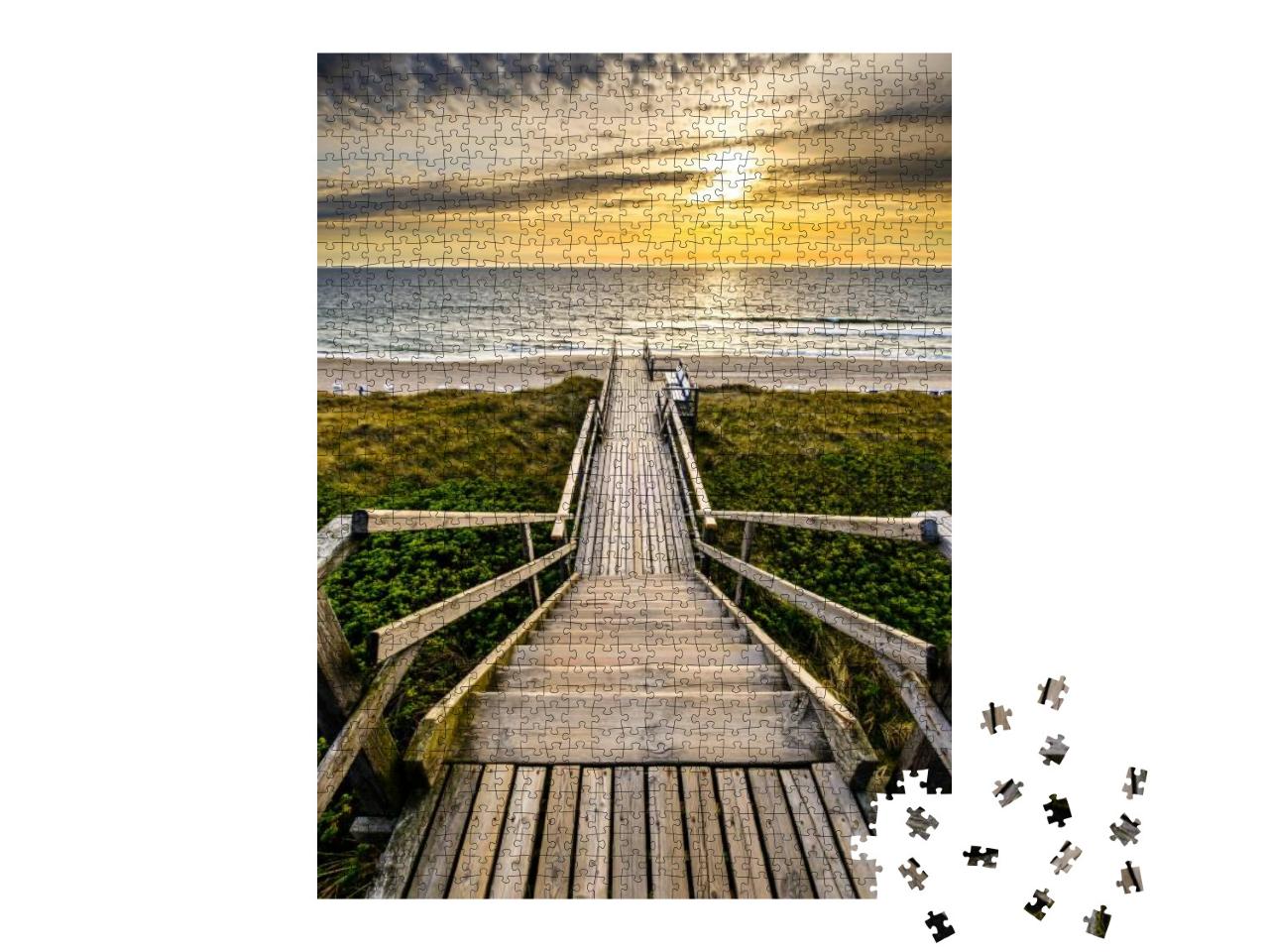 Path At the Dunes - Sylt - North Sea... Jigsaw Puzzle with 1000 pieces