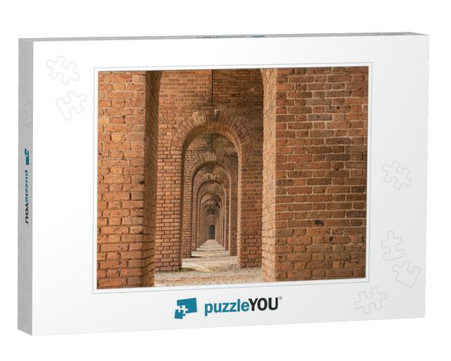 Arches At Fort Jefferson At the Dry Tortugas National Par... Jigsaw Puzzle
