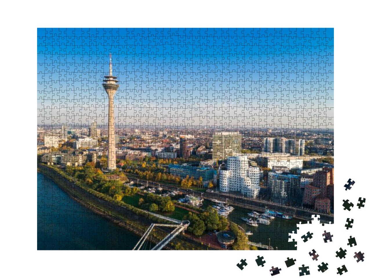 City of Duesseldorf, Germany... Jigsaw Puzzle with 1000 pieces
