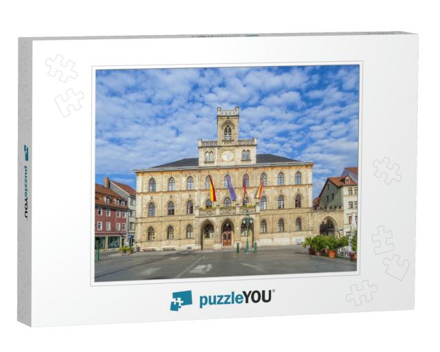 Town Hall Weimar in Germany, UNESCO World Heritage Site... Jigsaw Puzzle