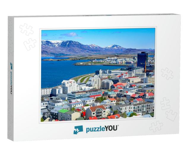 Panoramic View of Reykjavik, the Capital City of Iceland... Jigsaw Puzzle