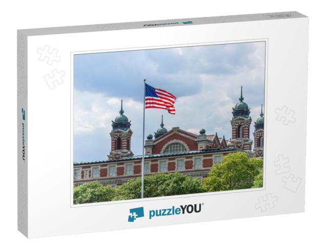 The Immigrant Museum Sited on Ellis Island, Gateway for O... Jigsaw Puzzle