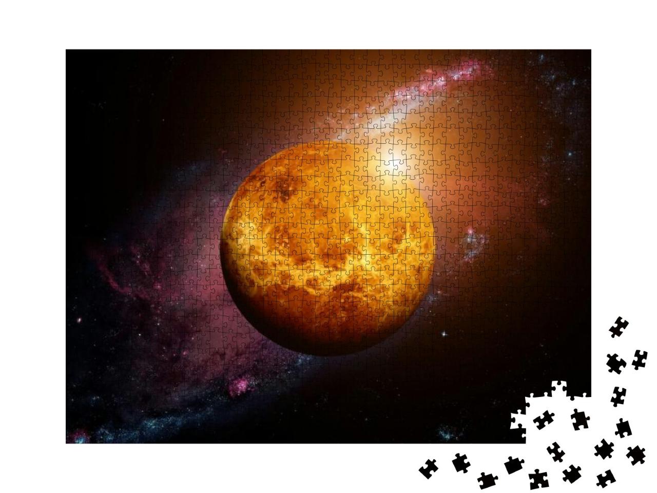 Solar System - Venus. It is the Second Planet from the Su... Jigsaw Puzzle with 1000 pieces