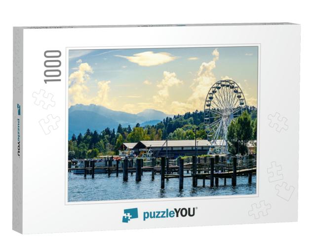 Landscape At the Chiemsee Lake in Bavaria - Germany... Jigsaw Puzzle with 1000 pieces