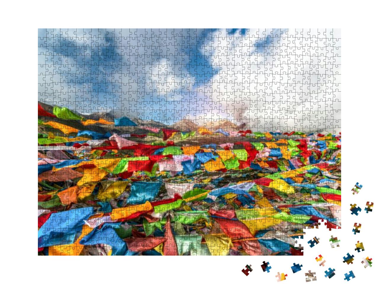 One of the Most Important Churches for Tibetans, Kalaczak... Jigsaw Puzzle with 1000 pieces