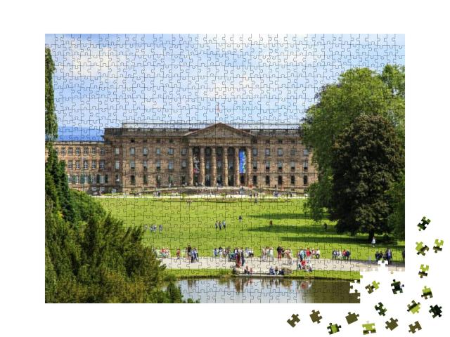Landscape Park in Kassel, Bergpark Wilhelmshoehe, Germany... Jigsaw Puzzle with 1000 pieces