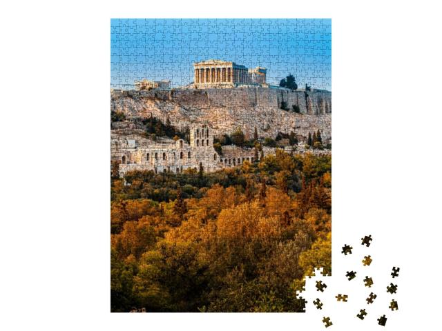 Parthenon, Acropolis of Athens, Greece, Vertical Shot... Jigsaw Puzzle with 1000 pieces