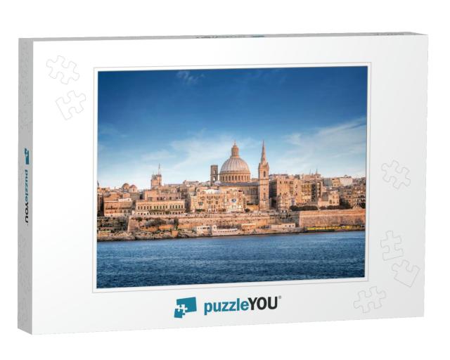 Valletta Skyline with the St. Paul's Cathedral... Jigsaw Puzzle