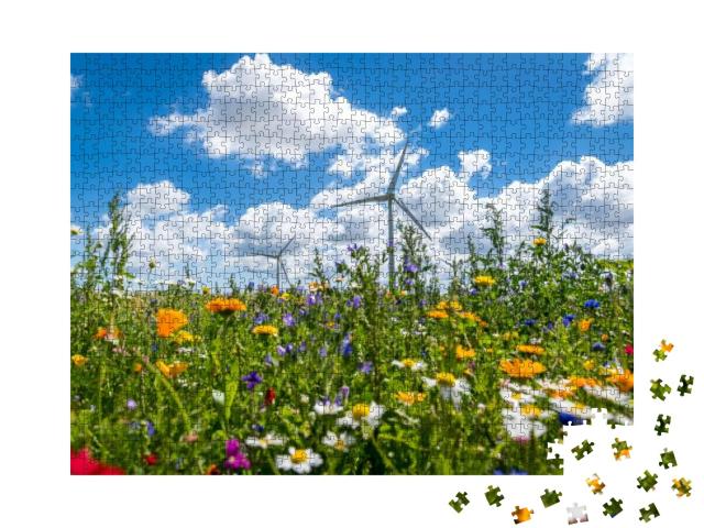Flowering Meadows, Flowering Field, Flowering Path to Pre... Jigsaw Puzzle with 1000 pieces