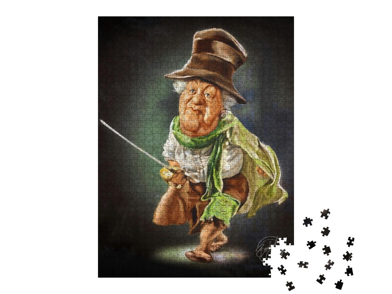 Miss Margaret Rutherford Portrait Jigsaw Puzzle with 1000 pieces