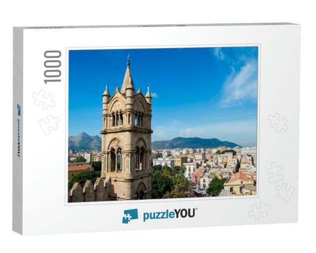 Aerial View of Palermo from Santa Maria Assunta Cathedral... Jigsaw Puzzle with 1000 pieces