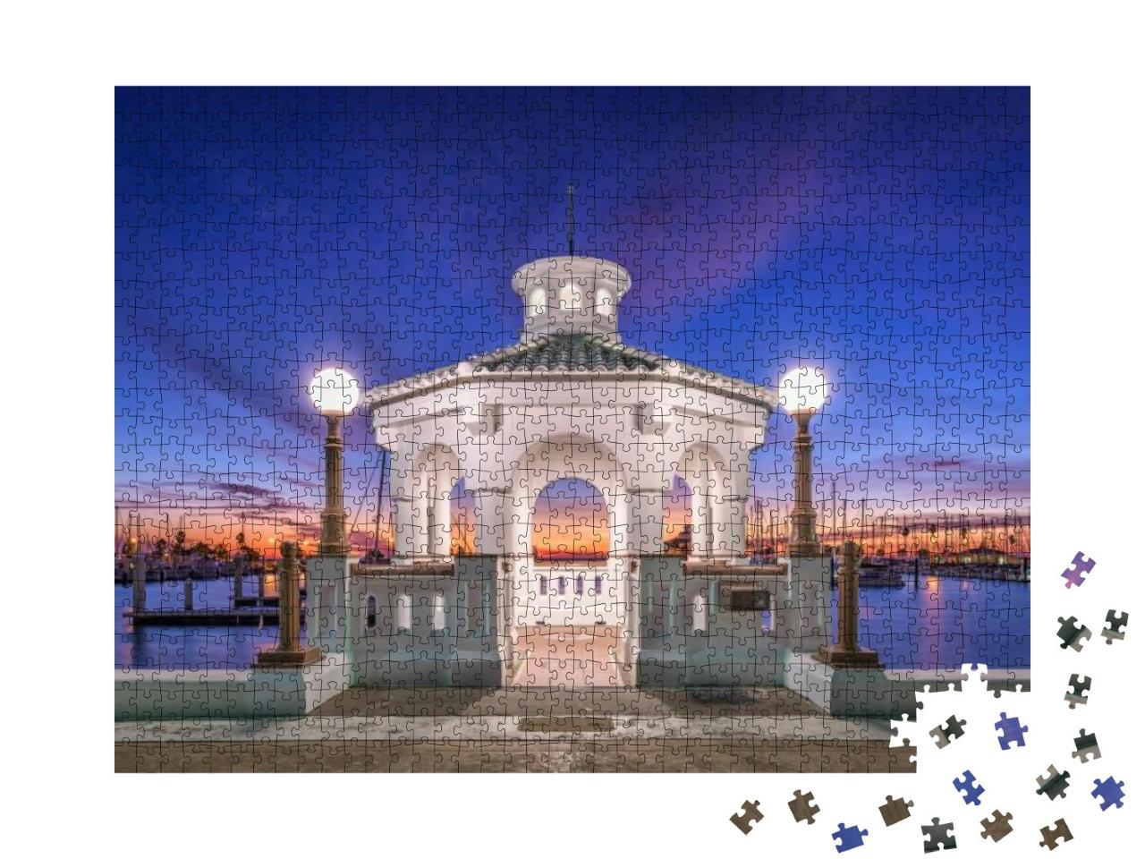 Corpus Christi, Texas, USA on the Seawall At Dawn... Jigsaw Puzzle with 1000 pieces