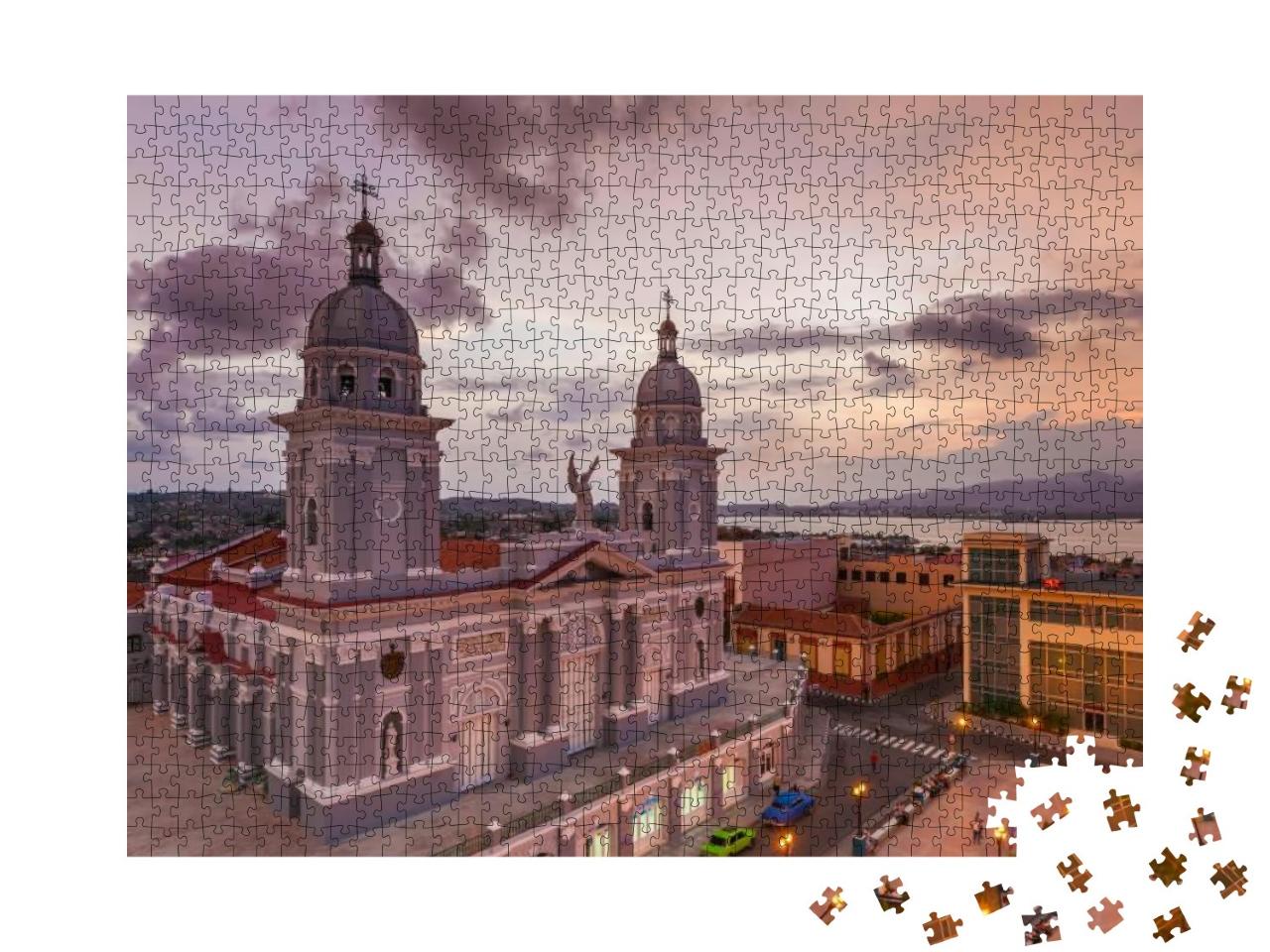 View of the Cathedral of Nuestra Senora De La Asuncion, S... Jigsaw Puzzle with 1000 pieces