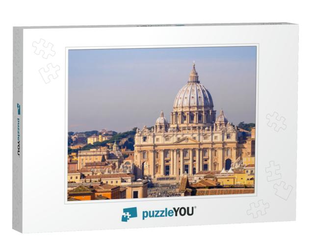 St Peters Basilica in Vatican, Rome... Jigsaw Puzzle