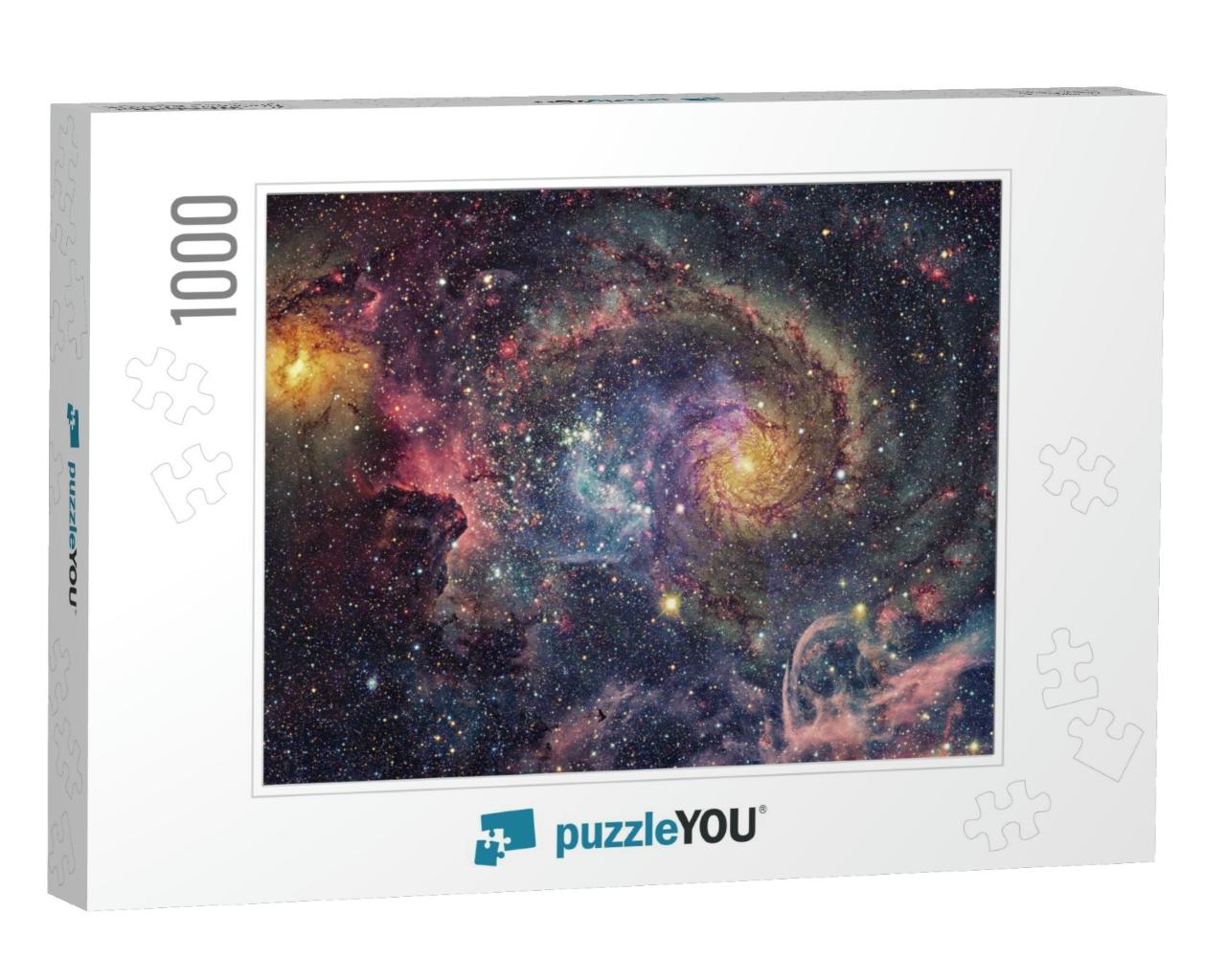 Galaxy & Nebula. Abstract Space Background. Elements of T... Jigsaw Puzzle with 1000 pieces
