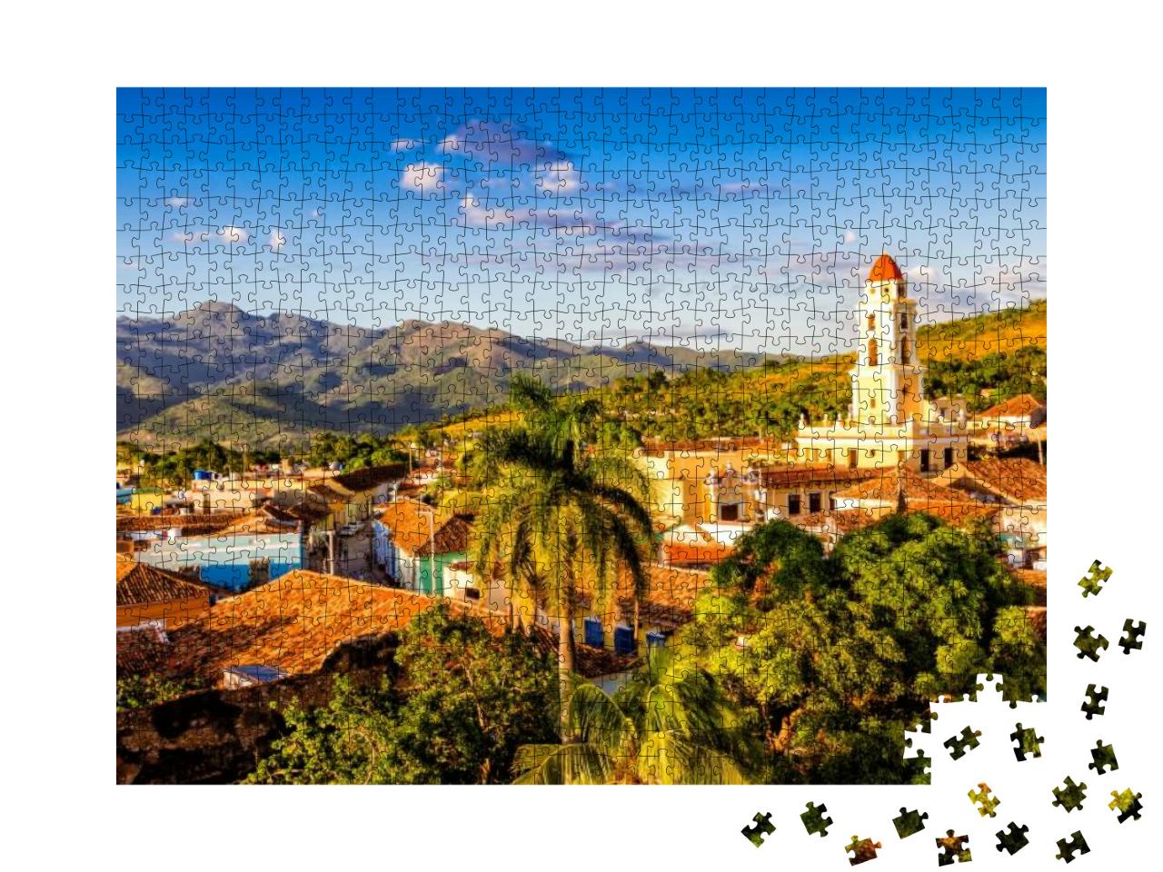 Trinidad De Cuba a Travelling Landmark in the Caribbean A... Jigsaw Puzzle with 1000 pieces