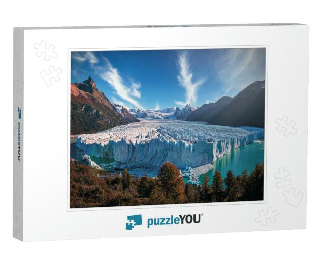 The Perito Moreno Glacier is a Big Glacier Located in the... Jigsaw Puzzle