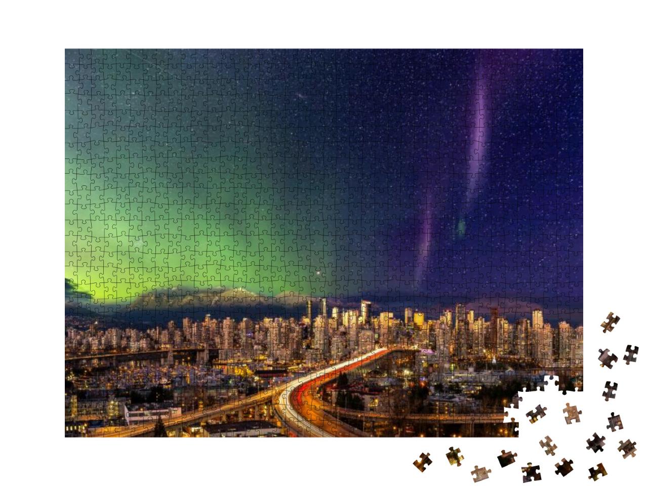 Downtown Vancouver, British Columbia, Canada. Beautiful A... Jigsaw Puzzle with 1000 pieces