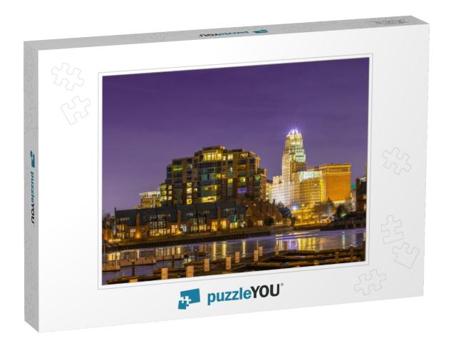 A View of Downtown Buffalo New York Skyline from Differen... Jigsaw Puzzle