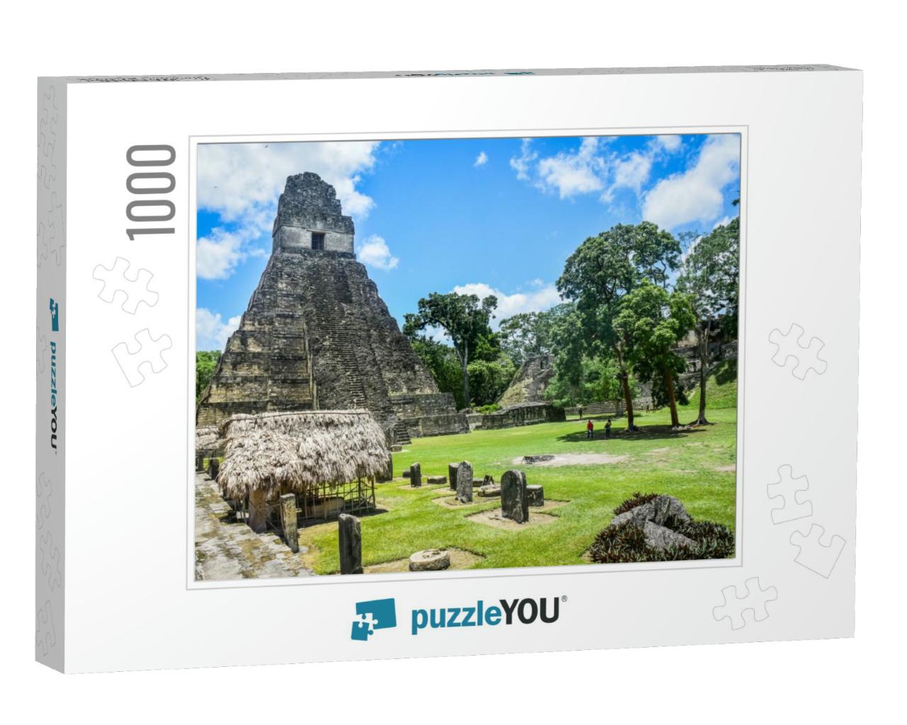 The Ruins of Ancient City of Tikal, Guatemala... Jigsaw Puzzle with 1000 pieces