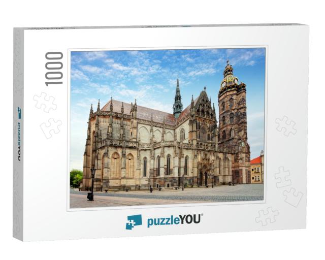 Kosice, Cathedral of St. Elizabeth, Slovakia... Jigsaw Puzzle with 1000 pieces