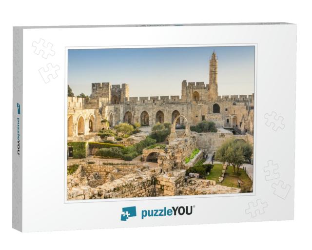 Jerusalem, Israel At the Tower of David... Jigsaw Puzzle