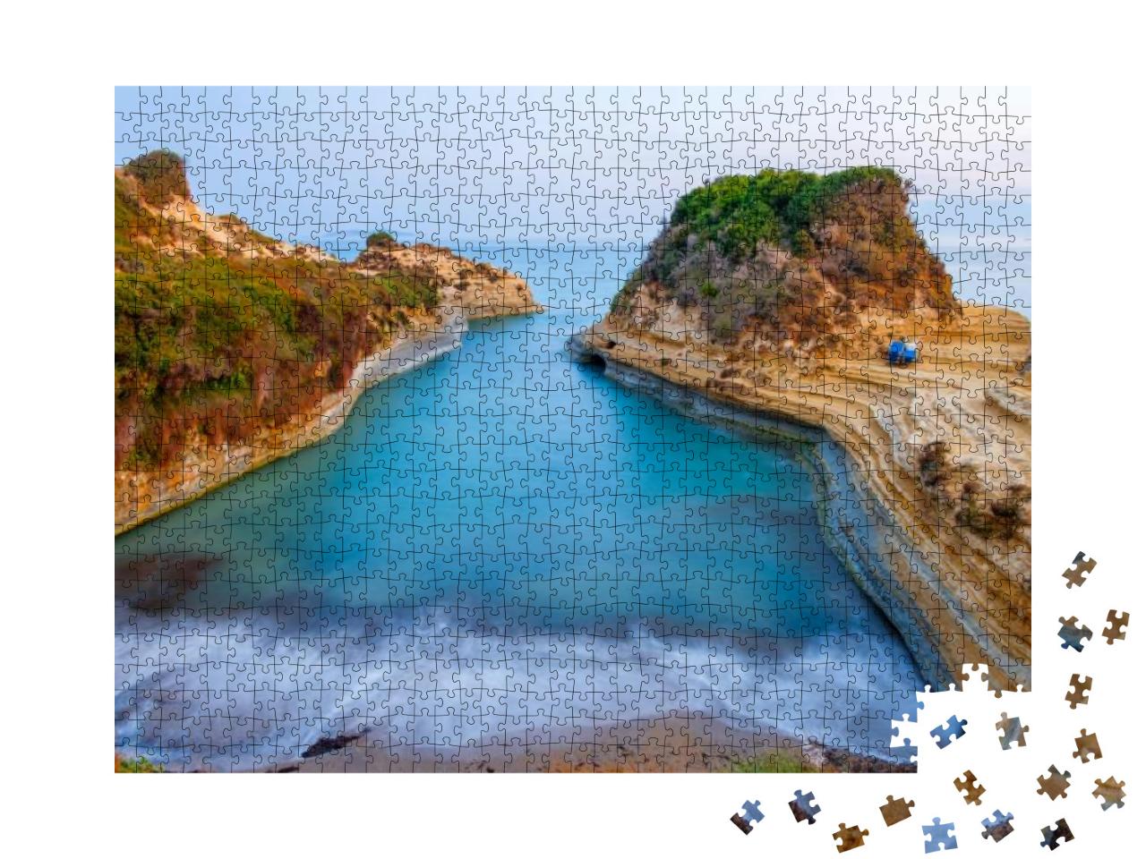 Famous Canal Damour Beach with Beautiful Rocky Coastline... Jigsaw Puzzle with 1000 pieces