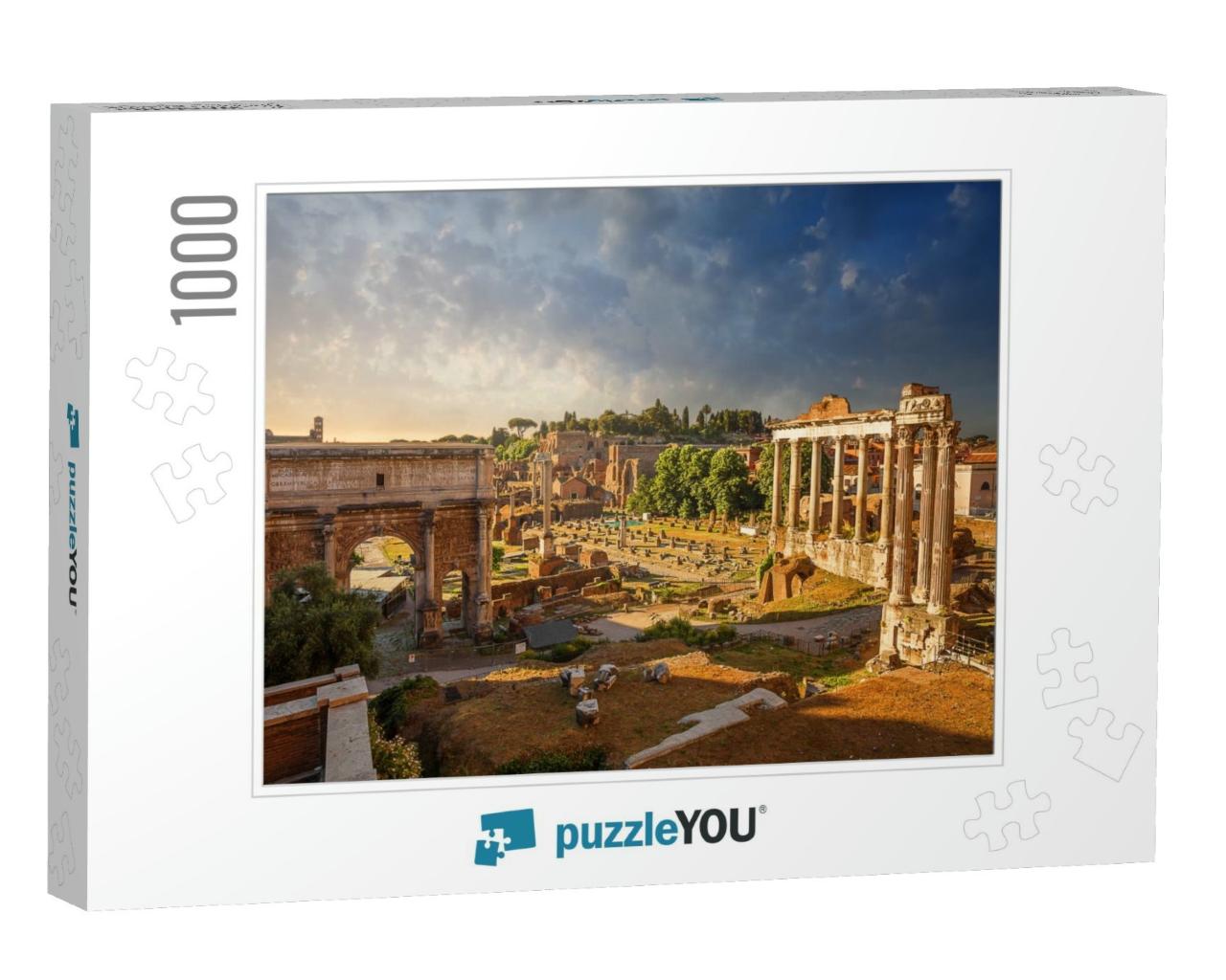 Foro Romano. Rome. Italy... Jigsaw Puzzle with 1000 pieces