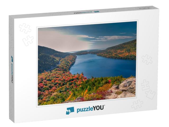 Autumn in Acadia National Park, Maine, Usa... Jigsaw Puzzle