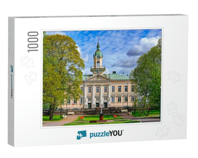 Raatihuoneenpuisto, the Town Hall Park with Neoclassical... Jigsaw Puzzle with 1000 pieces