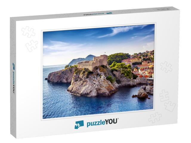 The General View of Dubrovnik - Fortresses Lovrijenac & B... Jigsaw Puzzle