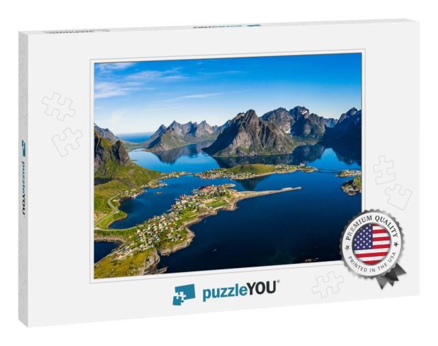 Panorama Lofoten is an Archipelago in the County of Nordl... Jigsaw Puzzle