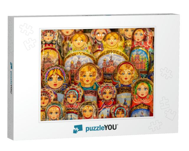 Wooden Nesting Dolls or Russian Matryoshka Dolls for Sale... Jigsaw Puzzle