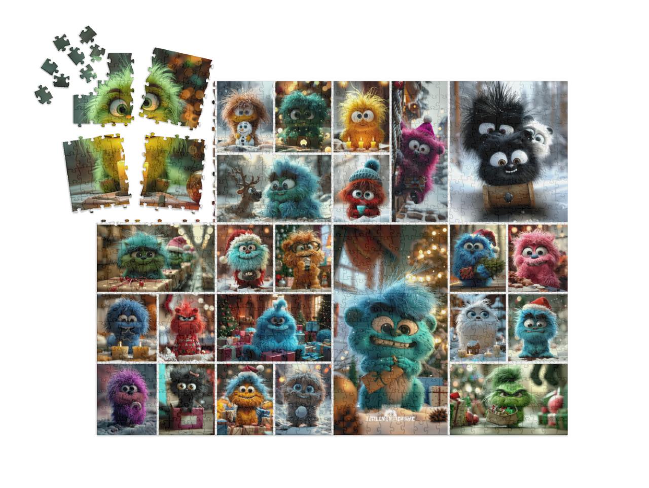 LITTLEMONSTERTIME: Advent Calendar | Jigsaw Puzzle Advent Calendar