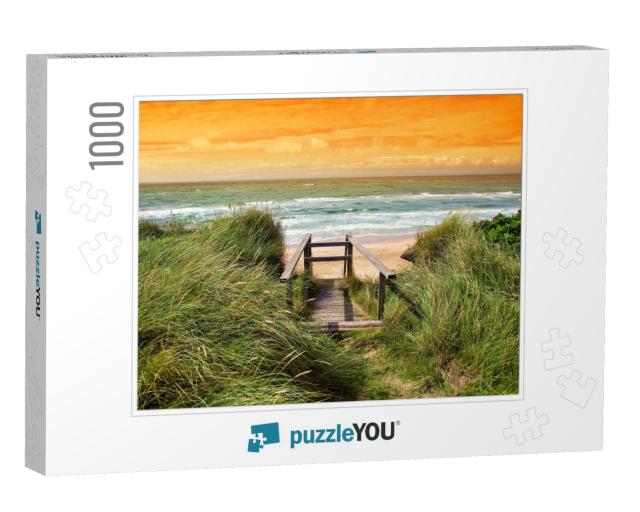 Beautiful Danish Coastline At Summer... Jigsaw Puzzle with 1000 pieces
