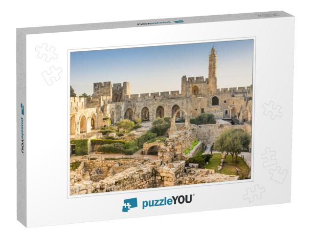 Jerusalem, Israel At the Tower of David... Jigsaw Puzzle