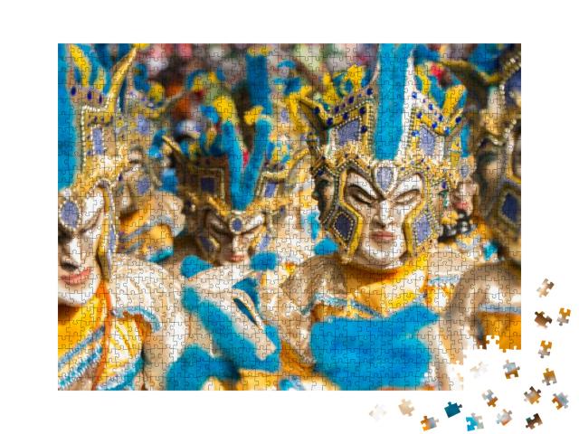 Carnival La Vega Dominica Republic... Jigsaw Puzzle with 1000 pieces