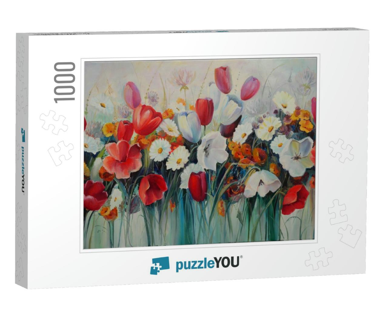 Painting Painted with Oil Paints on Canvas. Painting in t... Jigsaw Puzzle with 1000 pieces