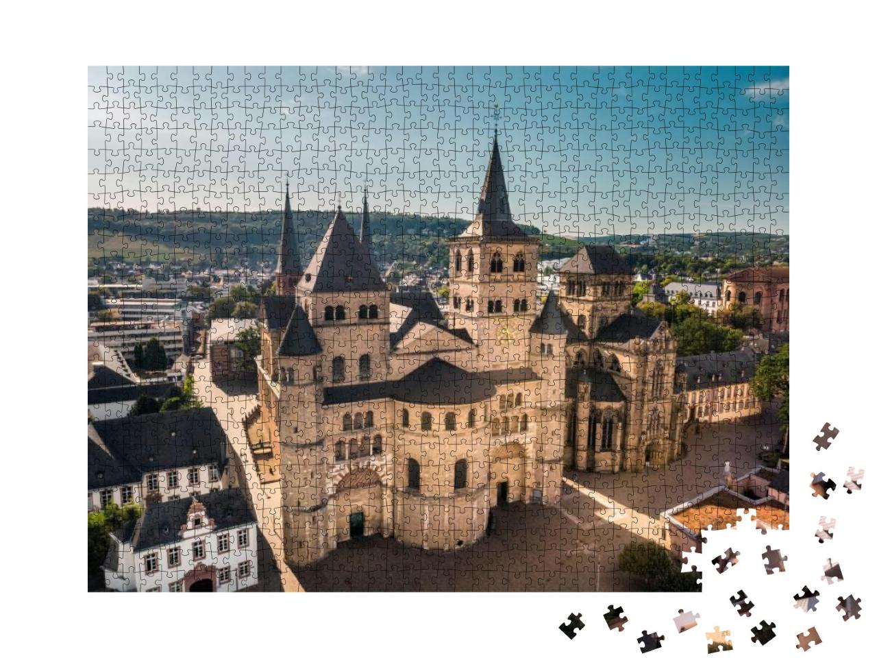 Roman Catholic Church in Trier, Rhineland-Palatinate, Ger... Jigsaw Puzzle with 1000 pieces