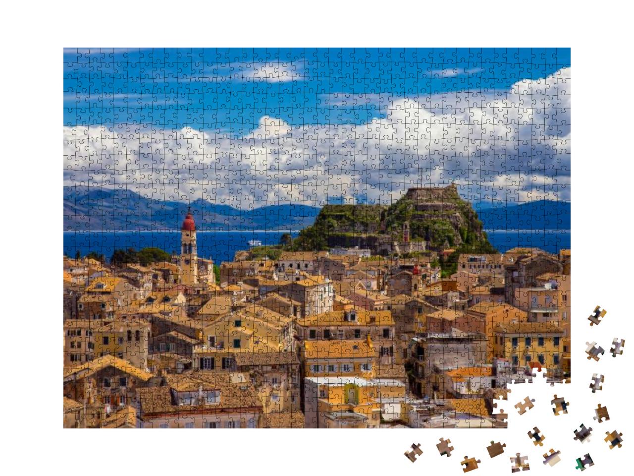 View of Corfu Old Town, Greece... Jigsaw Puzzle with 1000 pieces