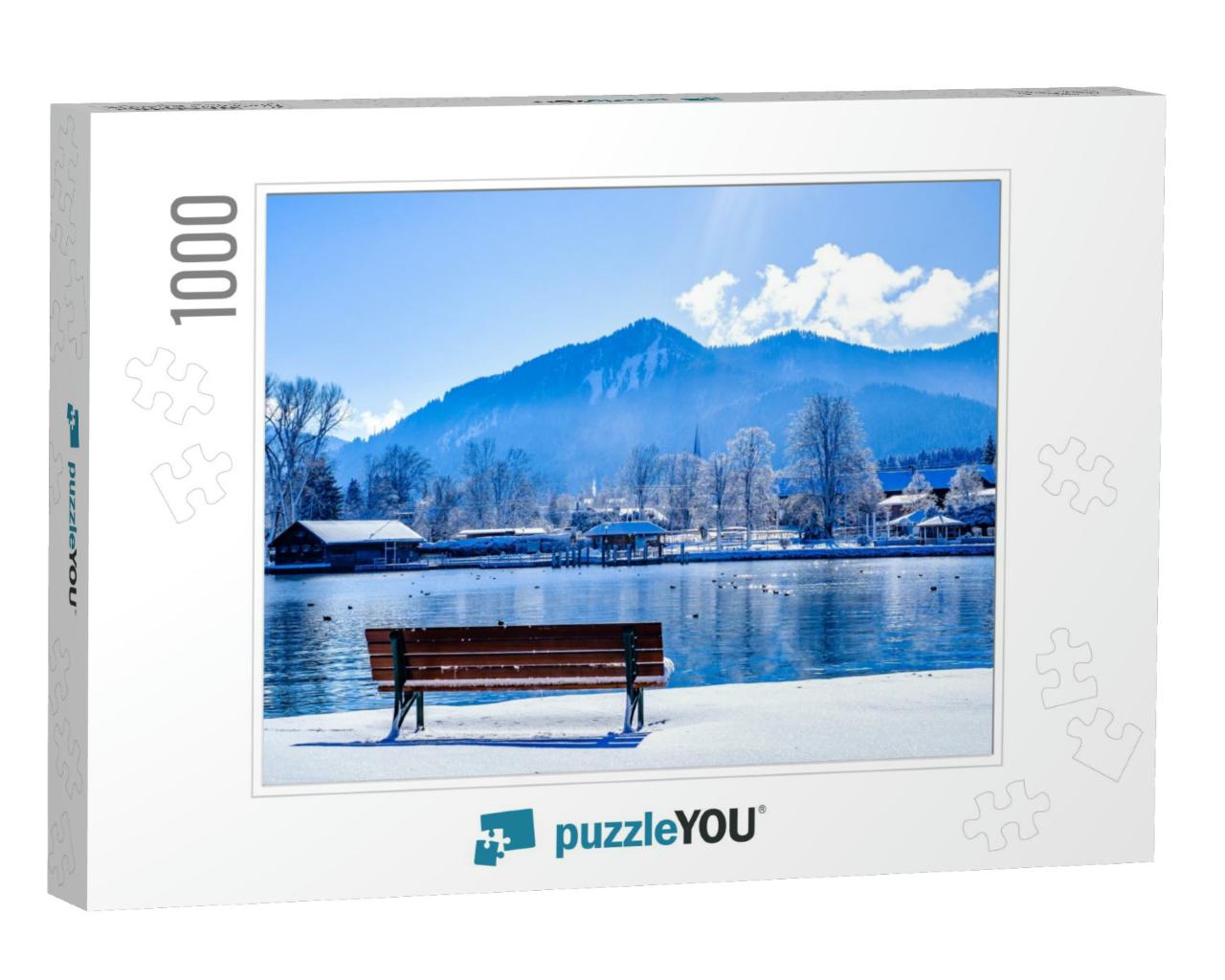 Landscape At the Tegernsee Lake - Bad Wiessee - Bavaria... Jigsaw Puzzle with 1000 pieces