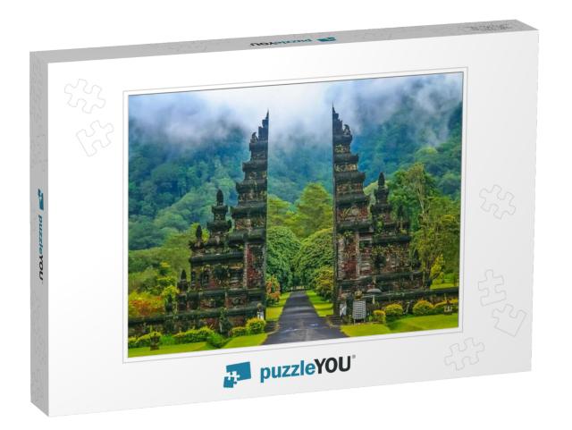 Gates to One of the Hindu Temples in Bali in Indonesia... Jigsaw Puzzle