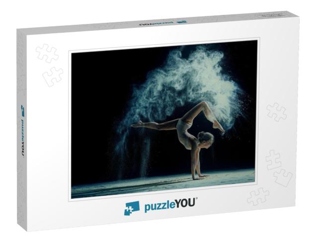 Graceful Woman Dancing in Cloud of Dust... Jigsaw Puzzle