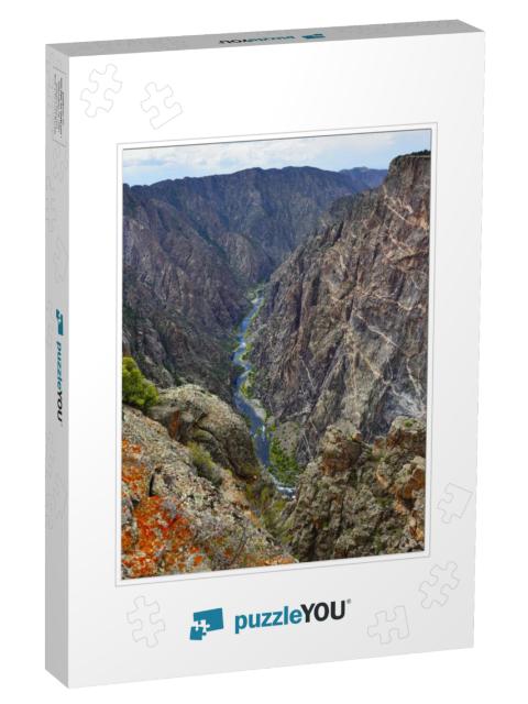 Black Canyon of the Gunnison National Park in Colorado, U... Jigsaw Puzzle